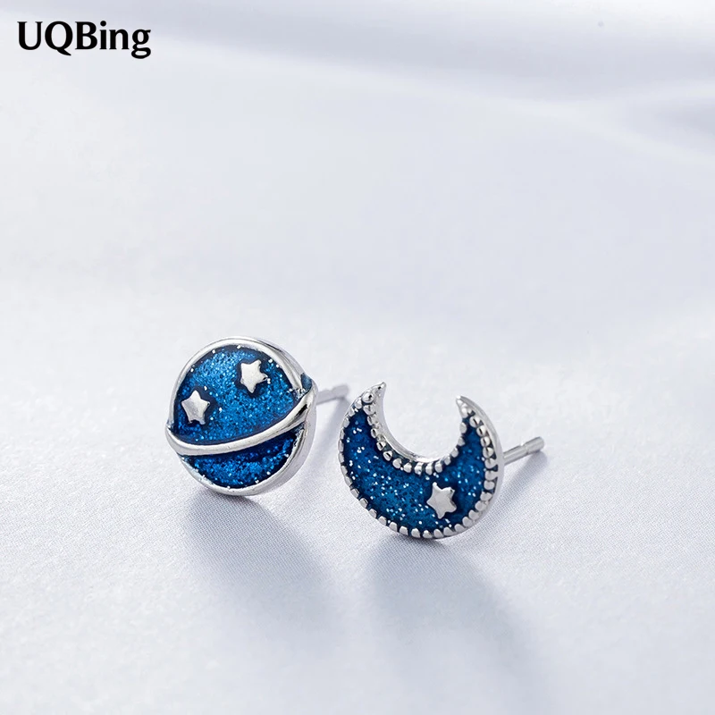 Fashion 925 Sterling Silver Enamel Planet Moon Asymmetric Women Stud Earrings Factory Wholesale
Fashion 925 Sterling Silver Enamel Planet Moon Asymmetric Women Stud Earrings Factory Wholesale