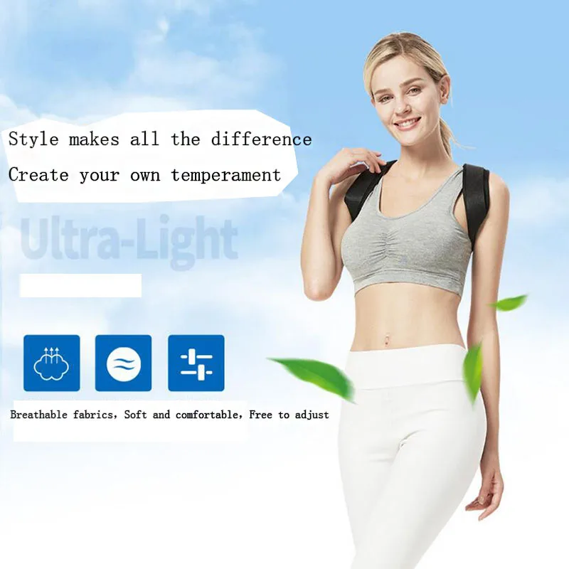 1 Pcs Adjustable Posture Correct Back Brace Spine Shoulder Lumbar Support Belt Posture Corrector Prevents Slouching high quality
1 Pcs Adjustable Posture Correct Back Brace Spine Shoulder Lumbar Support Belt Posture Corrector Prevents Slouching high quality