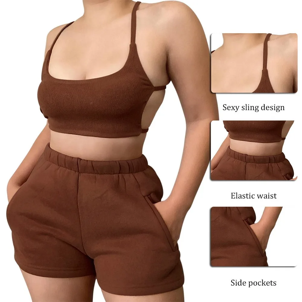 Women's Tracksuit Running Jogging Yoga Suit For Fitness Bra And Shorts Sets Solid High Waist Training Wear Gym Outfits Clothing
Women's Tracksuit Running Jogging Yoga Suit For Fitness Bra And Shorts Sets Solid High Waist Training Wear Gym Outfits Clothing