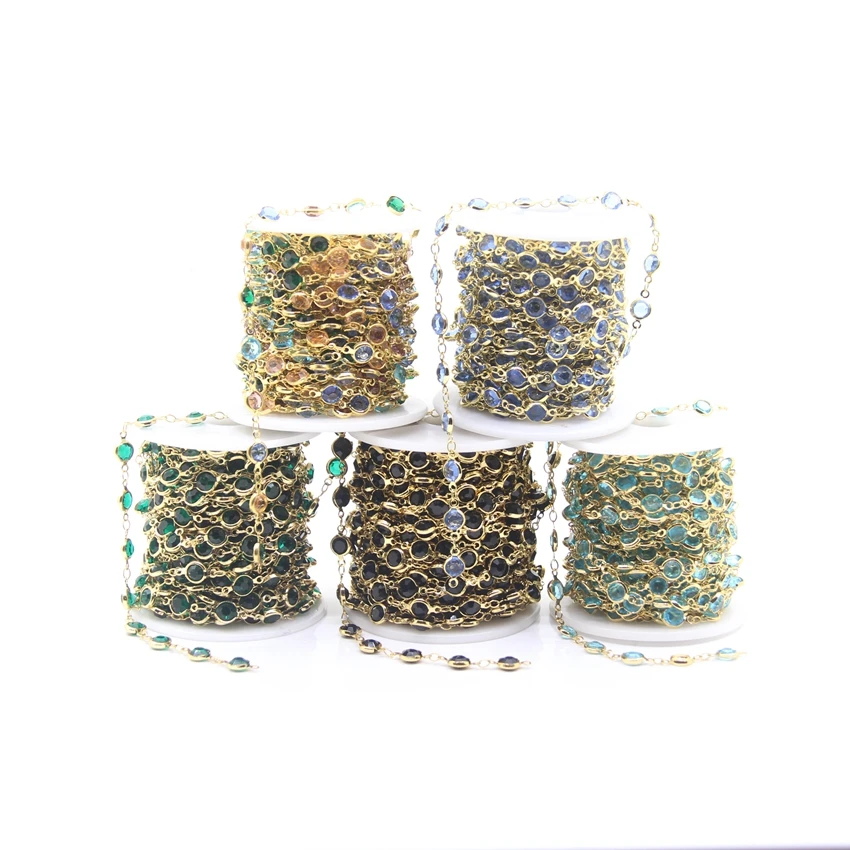 5Meter 6mm Coin Glass Plated Golden Brass Wrapped Rosary Chains,Flat Round Beaded Links Chains for Jewelry Necklace Chokers
5Meter 6mm Coin Glass Plated Golden Brass Wrapped Rosary Chains,Flat Round Beaded Links Chains for Jewelry Necklace Chokers
