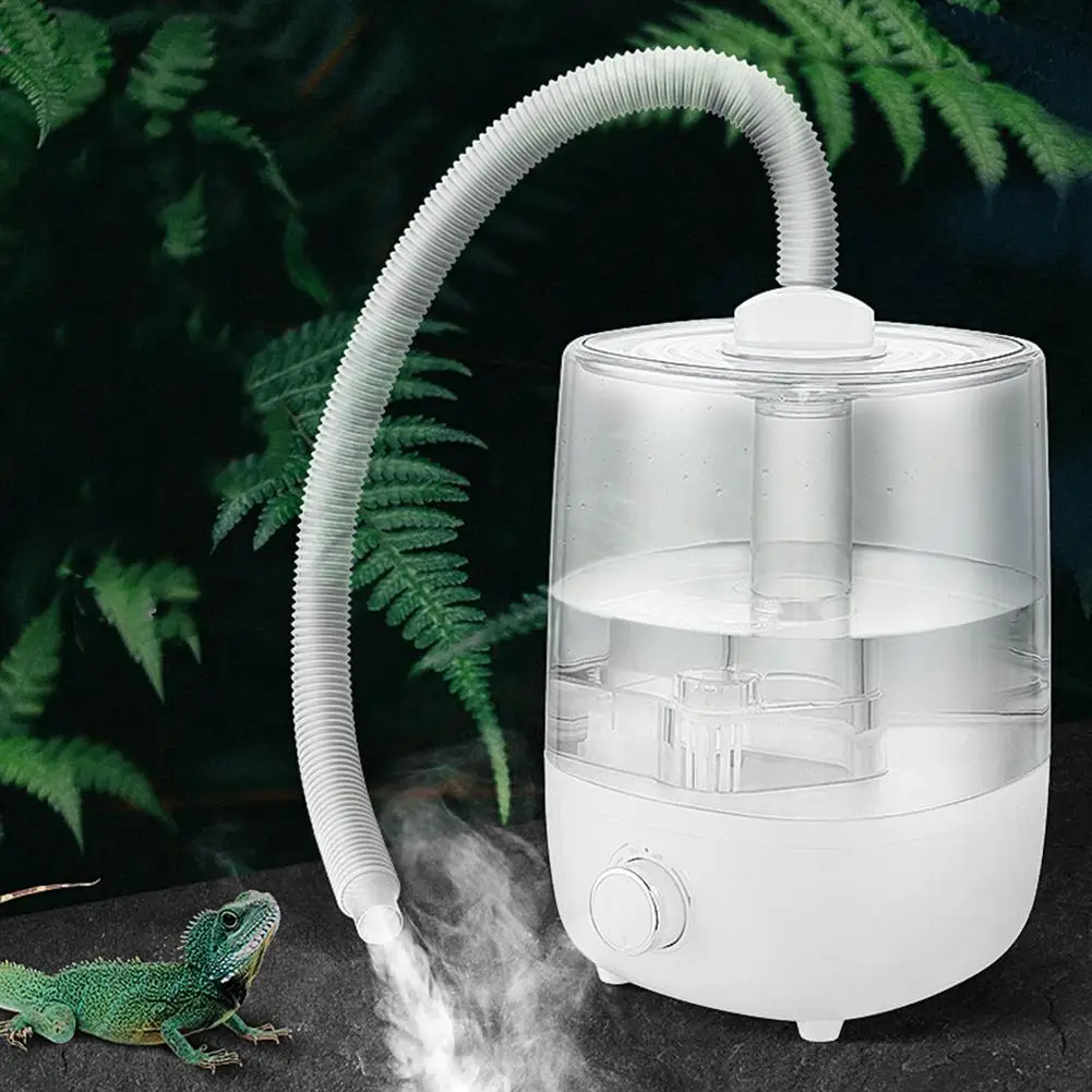 Terrarium Mist Reptile Humidifier Climbing Pet Box Humidifying Atomizer Water Tank Fog Machine for Snake Turtle Lizard US/EU/UK 
Terrarium Mist Reptile Humidifier Climbing Pet Box Humidifying Atomizer Water Tank Fog Machine for Snake Turtle Lizard US/EU/UK