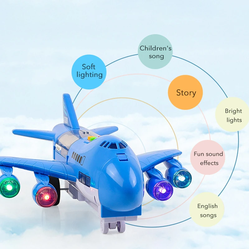 Toy Aircraft Music Story Simulation Track Inertia Children's Toy Aircraft Large Size Passenger Plane Airliner Kids Toy Car
Toy Aircraft Music Story Simulation Track Inertia Children's Toy Aircraft Large Size Passenger Plane Airliner Kids Toy Car