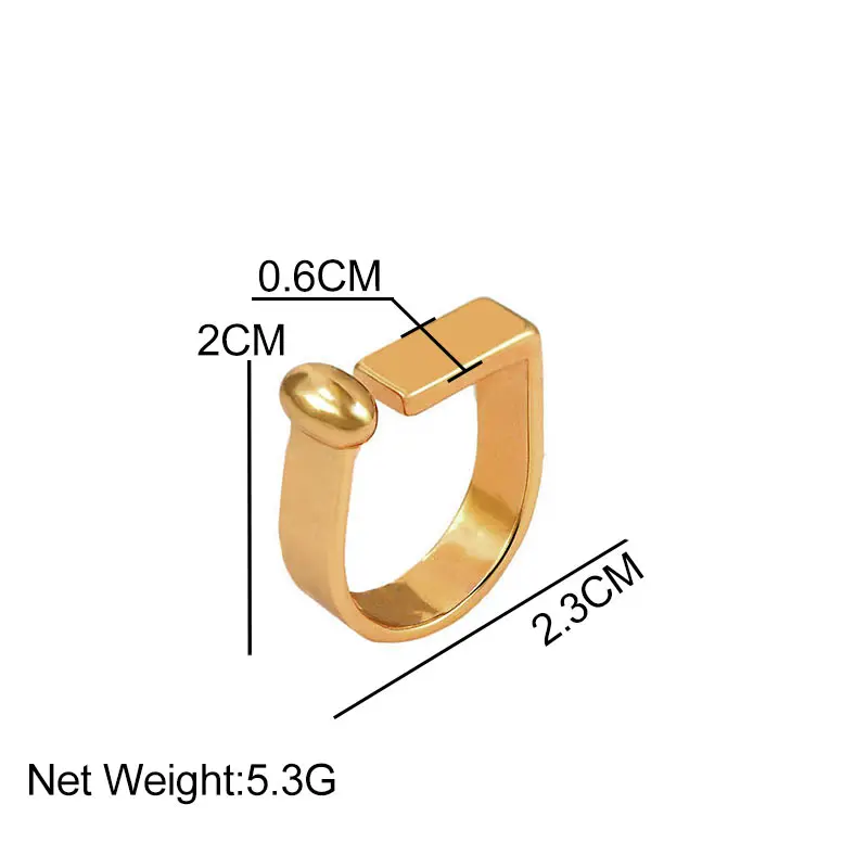 Flatfoosie High Quality Brass Opening Rings for Women Punk Fashion Gold Color Geometric Rings 2021 New Design Jewelry Gifts
Flatfoosie High Quality Brass Opening Rings for Women Punk Fashion Gold Color Geometric Rings 2021 New Design Jewelry Gifts
