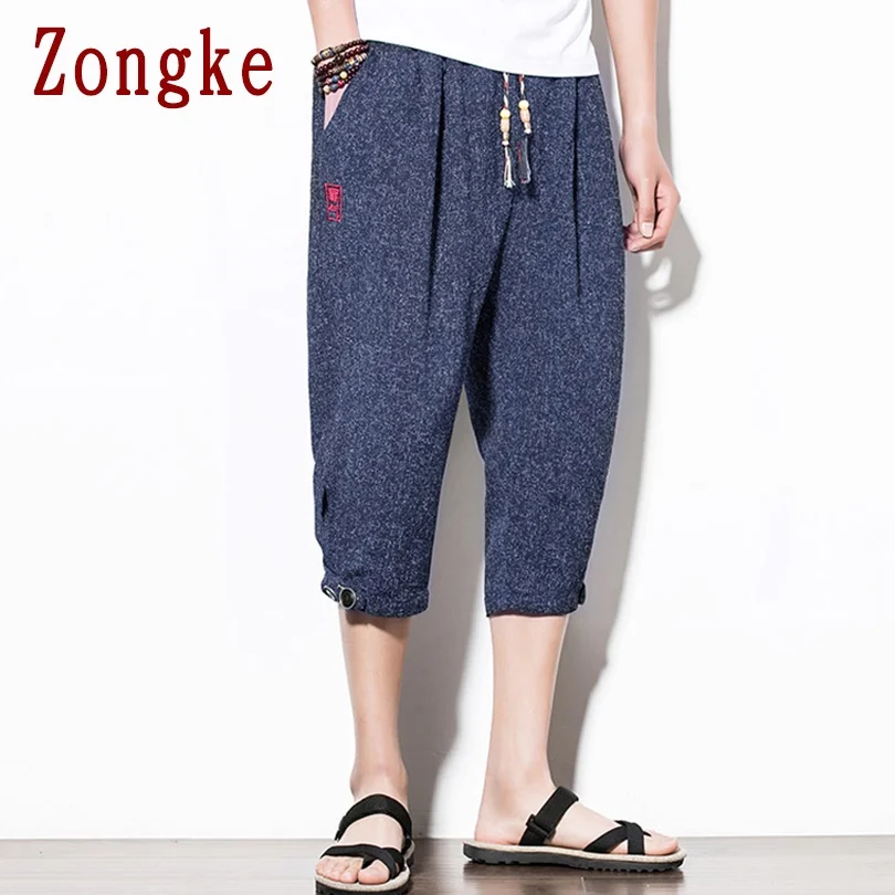 Zongke 2021 New Embroidery Casual Linen Pants Men Trousers Joggers Pants Men Sweatpants Hip Hop Streetwear Male Plus Size M-5XL
Zongke 2021 New Embroidery Casual Linen Pants Men Trousers Joggers Pants Men Sweatpants Hip Hop Streetwear Male Plus Size M-5XL