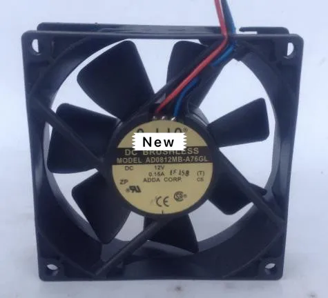 Для ADDA AD0812MB A76GL DC 12V 0.15A 3 проводной 80x80x25 мм вентилятор охлаждения сервера|Пульты