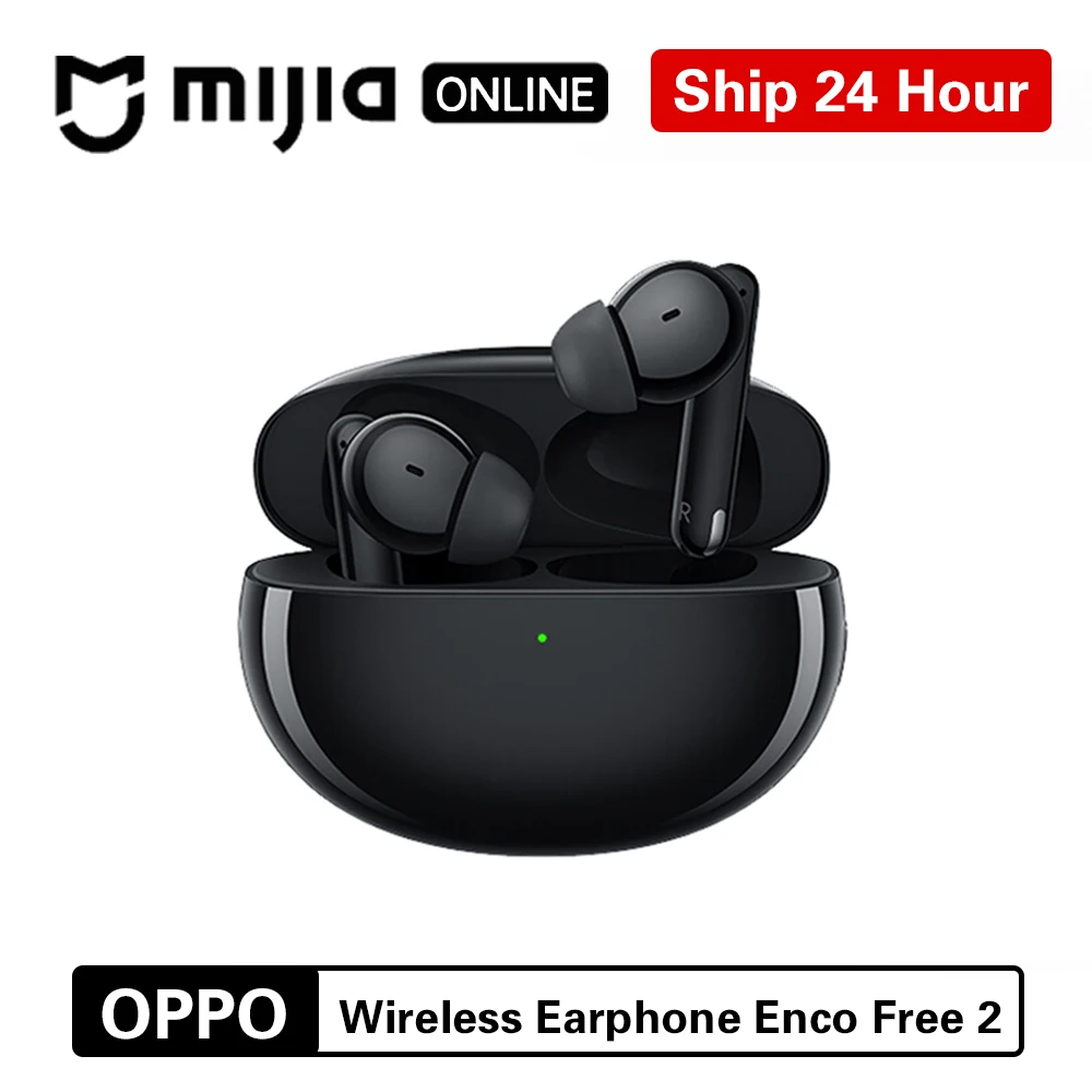 Беспроводные наушники OPPO ENCO Free 2 Bluetooth 5 TWS гарнитура с шумоподавлением IP54