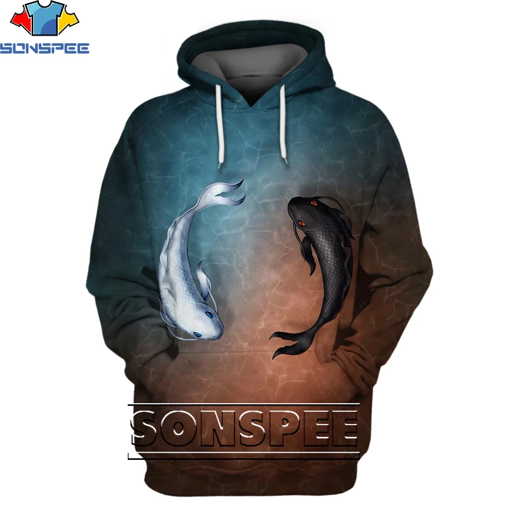 SONSPEE Lucky Animal Koi Funny Hoodie 3D Printing Men Women’s Autumn Winter Necessary Clothes Fashion Oversize Man Kids Top
SONSPEE Lucky Animal Koi Funny Hoodie 3D Printing Men Women’s Autumn Winter Necessary Clothes Fashion Oversize Man Kids Top