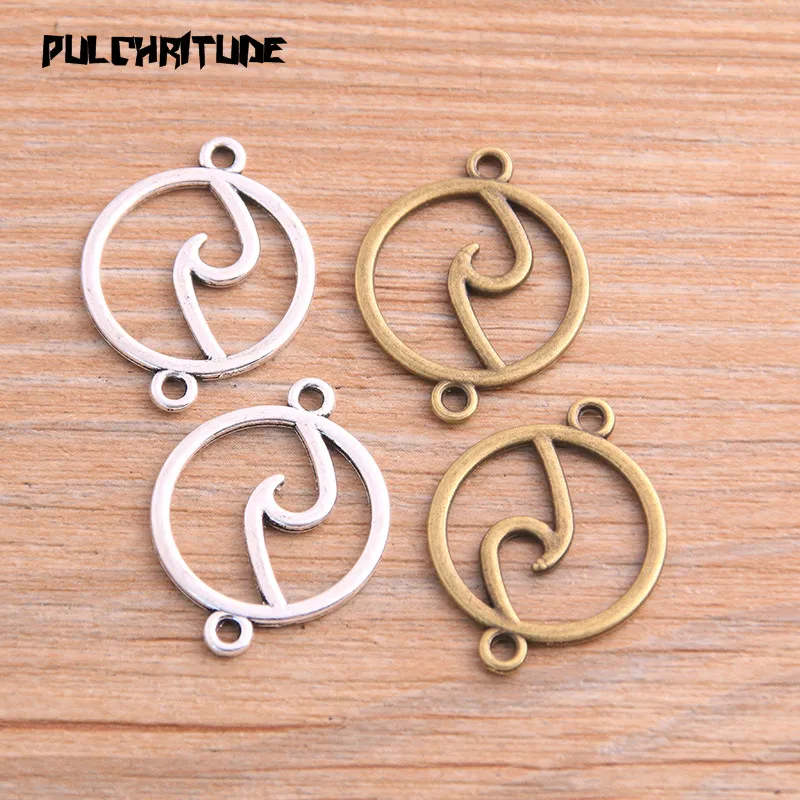 PULCHRITUDE 20pcs 20*26mm Two Color Zinc Alloy Vintage Round Connectors Pendants Jewelry Making DIY Handmade Craft
PULCHRITUDE 20pcs 20*26mm Two Color Zinc Alloy Vintage Round Connectors Pendants Jewelry Making DIY Handmade Craft