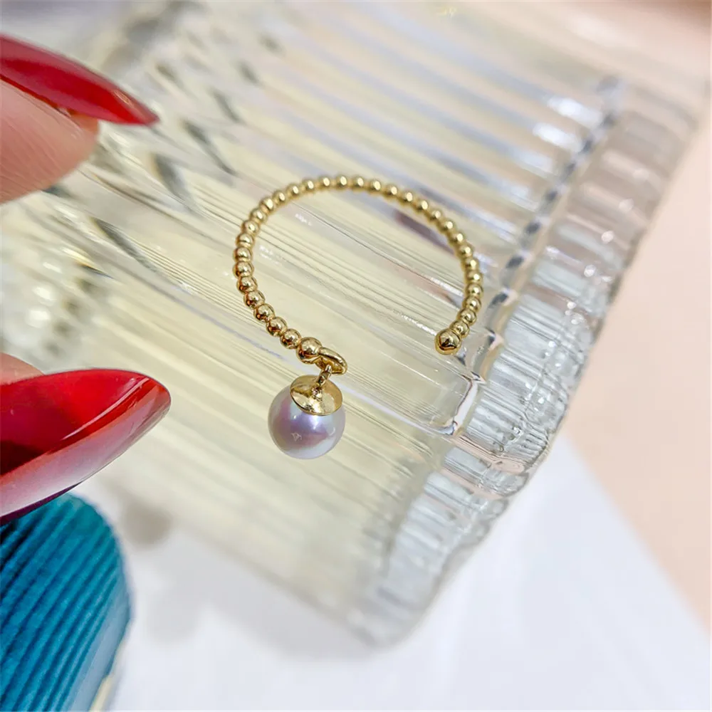 DIY Pearl Rings Jewelry Making for 925 Silver Rings Settings Adjustable Opening Blank Base Classic Ring Mount Charm Gift Factory
DIY Pearl Rings Jewelry Making for 925 Silver Rings Settings Adjustable Opening Blank Base Classic Ring Mount Charm Gift Factory