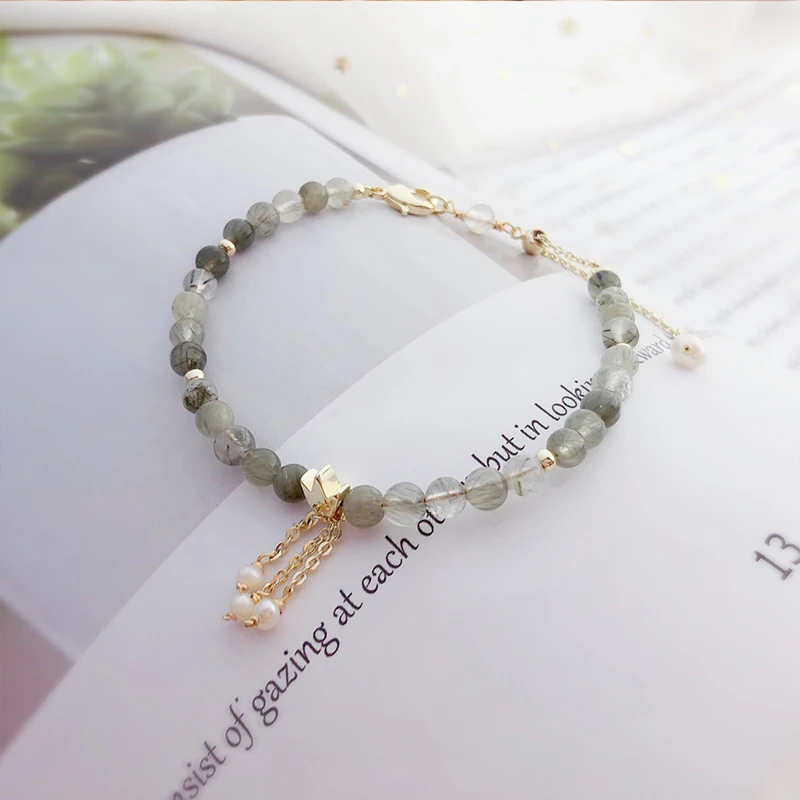 Green Ghost Crystal Bracelet Natural Cultured Freshwater Pearl Fashion Bracelet Bangle Women Jewelry Gifts
Green Ghost Crystal Bracelet Natural Cultured Freshwater Pearl Fashion Bracelet Bangle Women Jewelry Gifts