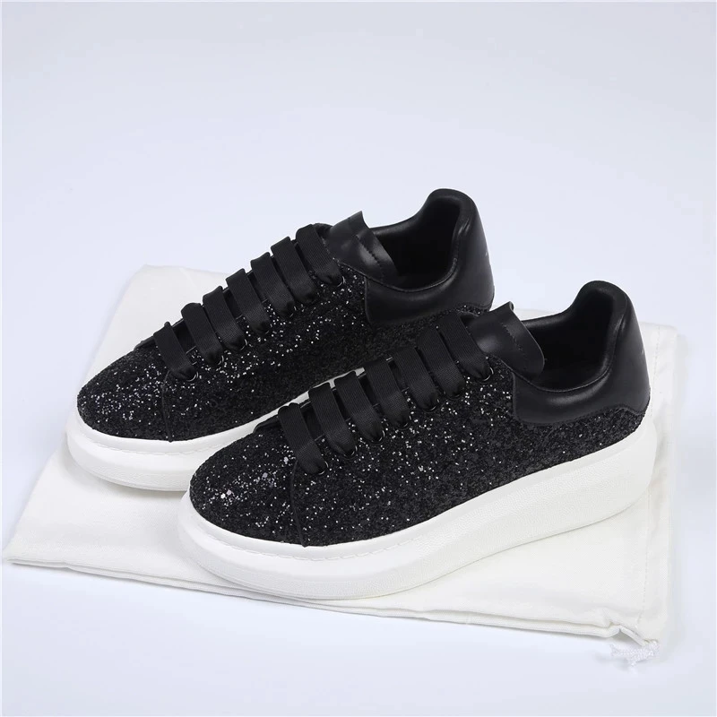 Luxury designer autumn and winter new thick-soled women's casual shoes black sequins and gold sequins women's shoes
Luxury designer autumn and winter new thick-soled women's casual shoes black sequins and gold sequins women's shoes