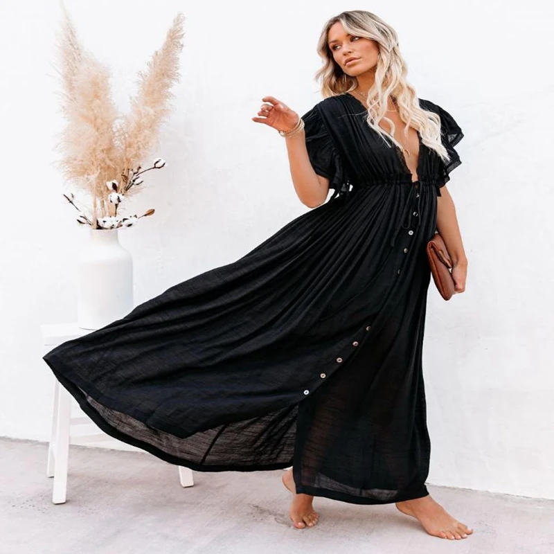 2021 new pregnant women's Beach blouse bamboo cloth button drawstring long skirt sunscreen shirt
2021 new pregnant women's Beach blouse bamboo cloth button drawstring long skirt sunscreen shirt