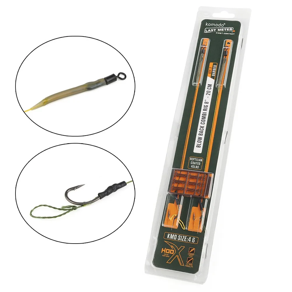 2pcs/Pack Hair Rigs Barbed 20cm 4# + 6# Carp Fishing Rigs Leader Tackle Feeder Group Iscas Pesca Fish Carp Hook Tackle Accessory
2pcs/Pack Hair Rigs Barbed 20cm 4# + 6# Carp Fishing Rigs Leader Tackle Feeder Group Iscas Pesca Fish Carp Hook Tackle Accessory