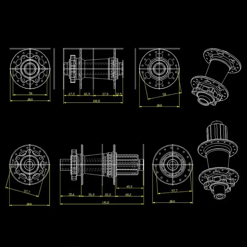 Mountain Bike Rear Hub 32 Holes Thru Axle Quick Release Bicycle Disc Brake Hubs
Mountain Bike Rear Hub 32 Holes Thru Axle Quick Release Bicycle Disc Brake Hubs
