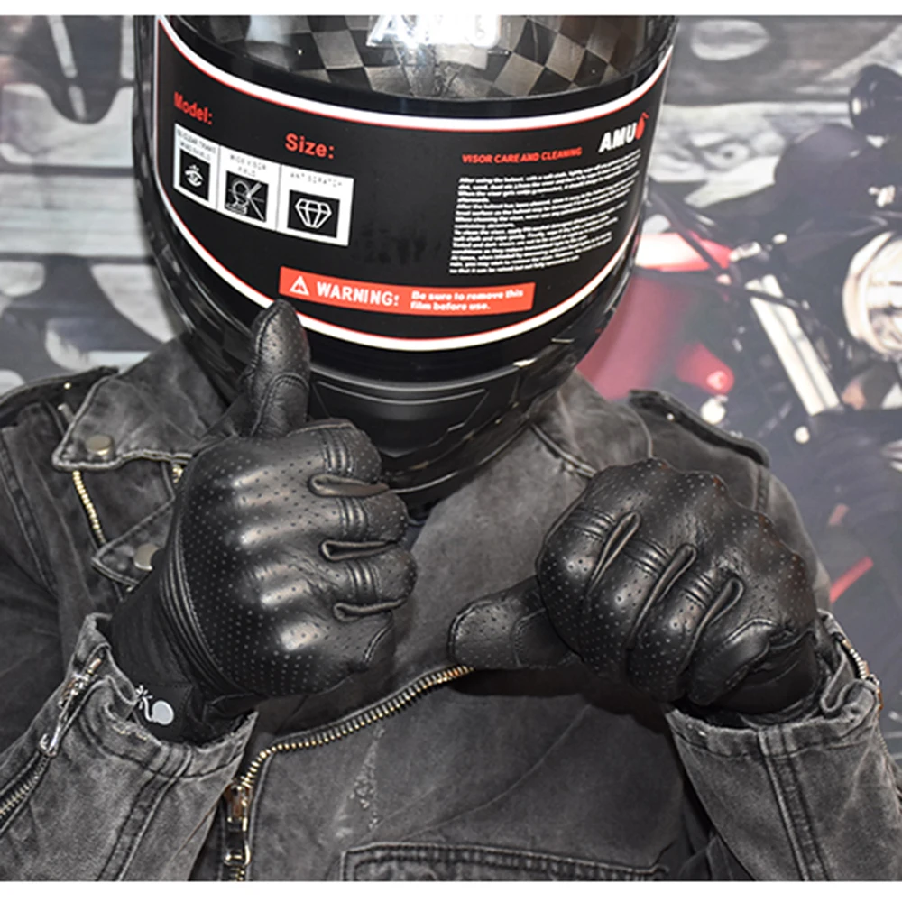 Motorcycle Gloves Genuine Sheepskin Leather Men Motorbike Full Finger Gloves Retro Motocross Moto Gloves Moto Guantes
Motorcycle Gloves Genuine Sheepskin Leather Men Motorbike Full Finger Gloves Retro Motocross Moto Gloves Moto Guantes