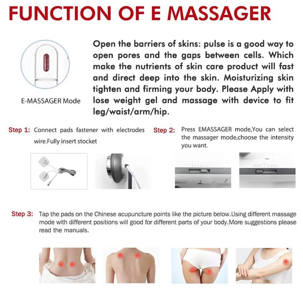 Three-in-one Slimming Beauty Instrument Ultrasonic Slimming Infrared Hyperthermia EMS Introduction Instrument
Three-in-one Slimming Beauty Instrument Ultrasonic Slimming Infrared Hyperthermia EMS Introduction Instrument