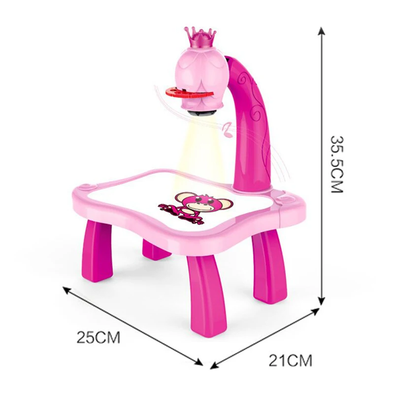Newly Kids Children Educational Early Learning Musical Projector Projection Painting Drawing Table Desk Toy Paint Tools
Newly Kids Children Educational Early Learning Musical Projector Projection Painting Drawing Table Desk Toy Paint Tools