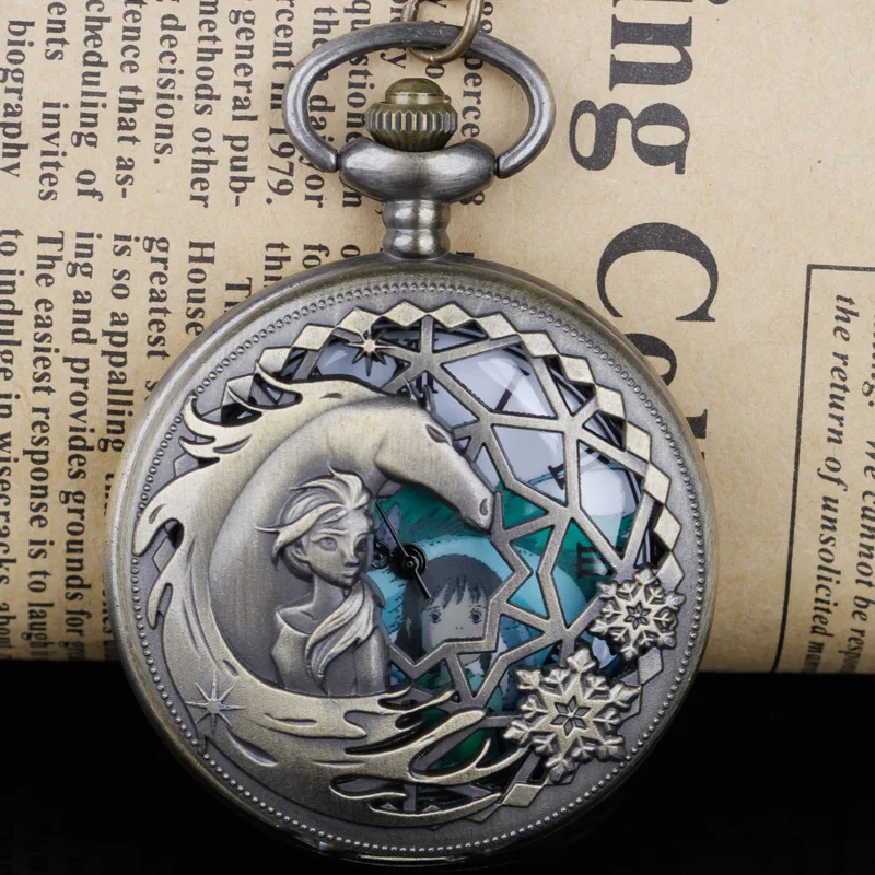 Classic Anime Carved Quartz Pocket Watch With Bronze Chain Anime Girl Children Clock Watch Fob reloj de bolsillo
Classic Anime Carved Quartz Pocket Watch With Bronze Chain Anime Girl Children Clock Watch Fob reloj de bolsillo