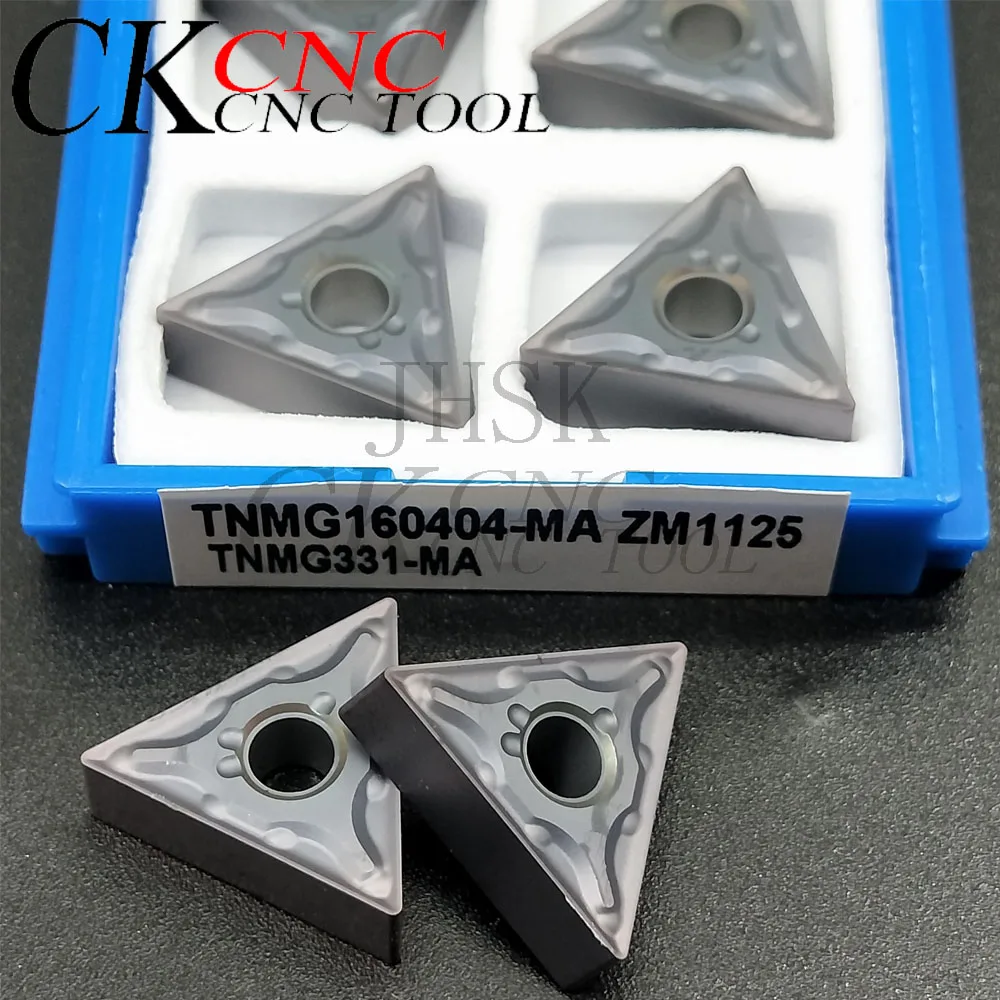 10pcs TNMG160404-MA ZM1125 High Quality Triangular Carbide inserts Indexable Cutting Tools CNC TNMG331 Tip Lathe blade
10pcs TNMG160404-MA ZM1125 High Quality Triangular Carbide inserts Indexable Cutting Tools CNC TNMG331 Tip Lathe blade