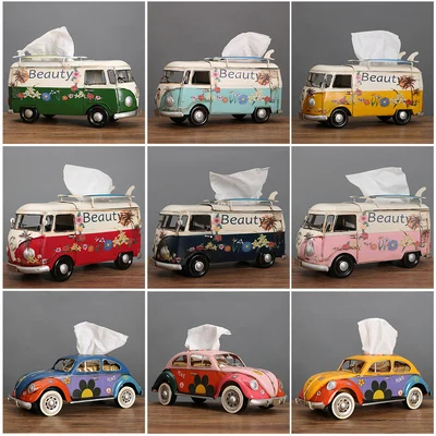 creative napkin American retro drawer, tissue box, Car, van, bus, Bar Restaurant Hotel home living room decoration ornaments 
creative napkin American retro drawer, tissue box, Car, van, bus, Bar Restaurant Hotel home living room decoration ornaments