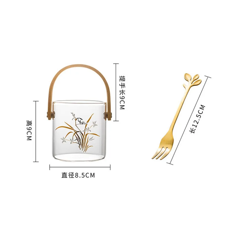 Glass Snack Candy Storage Basket with Wooden Handle Kitchen Stainless Steel Fruit Fork Set Home Decoration Cutlery Organizer Jar
Glass Snack Candy Storage Basket with Wooden Handle Kitchen Stainless Steel Fruit Fork Set Home Decoration Cutlery Organizer Jar