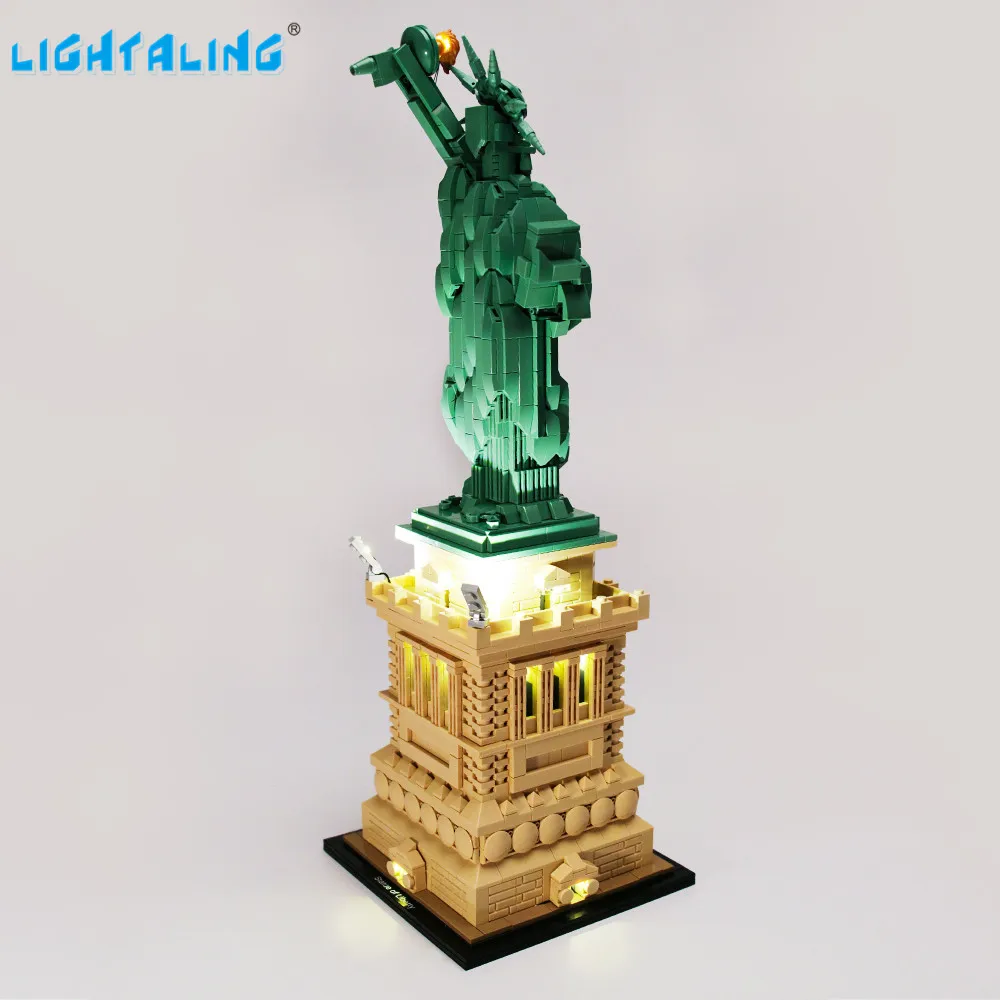 

Lightaling Led Light Kit For 21042 Architecture Statue of Liberty Compatible With 17011 1202 , NO Model