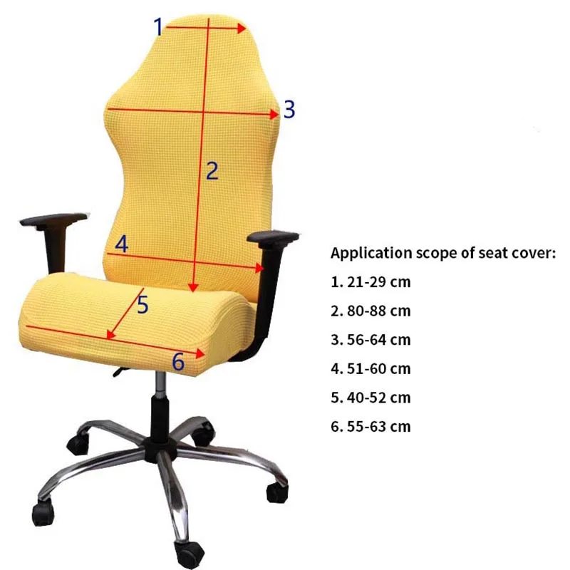 Gaming Chair Cover Elastic Waterproof Office Slipcover Spandex Armchair Covers Rotating Armrest Stretch Chair Cases Home Decor
Gaming Chair Cover Elastic Waterproof Office Slipcover Spandex Armchair Covers Rotating Armrest Stretch Chair Cases Home Decor