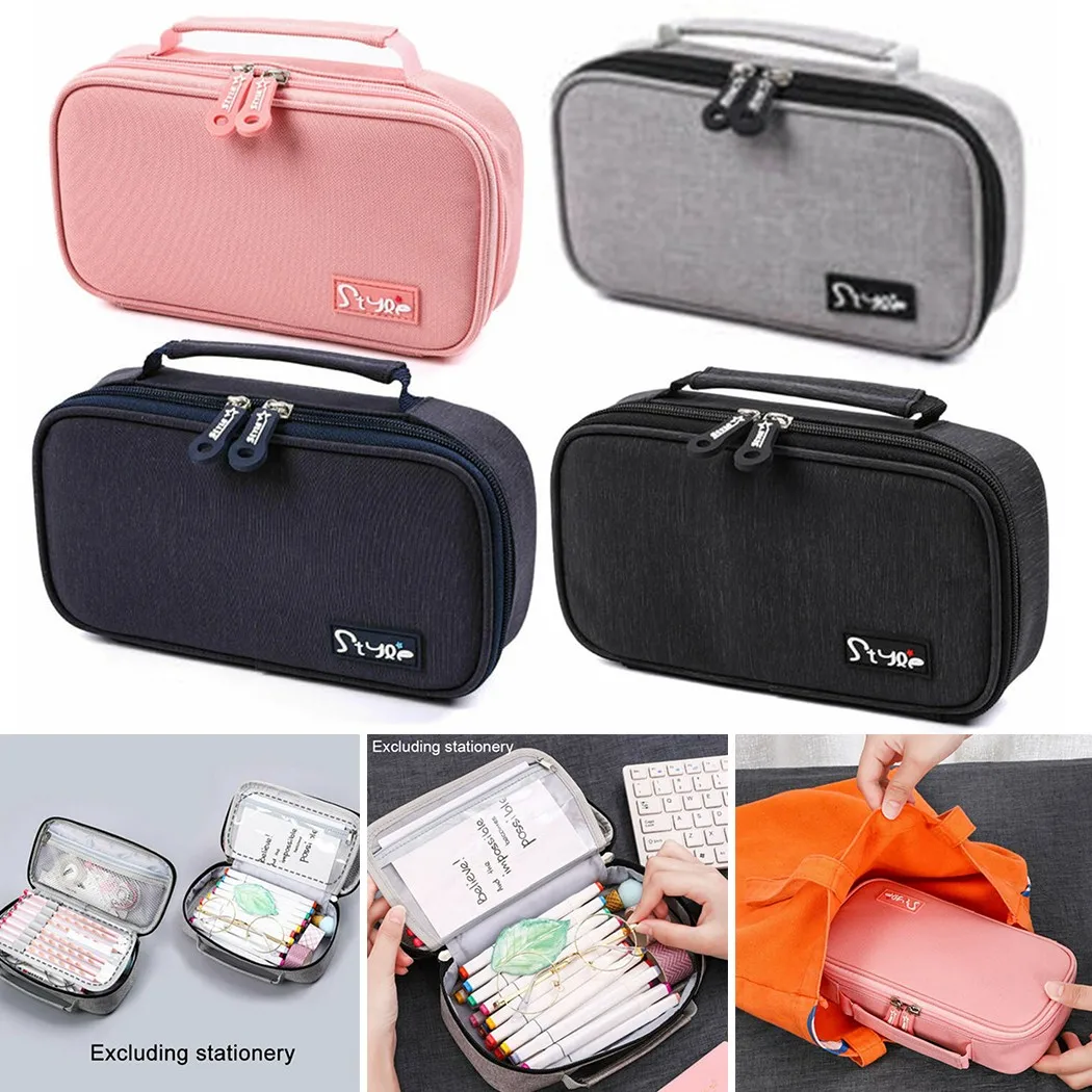 1 X Pencil Case Large Capacity Pencil Case Zipper Pen Bag School Office Stationery Organizer Box Scratch-resistant
1 X Pencil Case Large Capacity Pencil Case Zipper Pen Bag School Office Stationery Organizer Box Scratch-resistant
