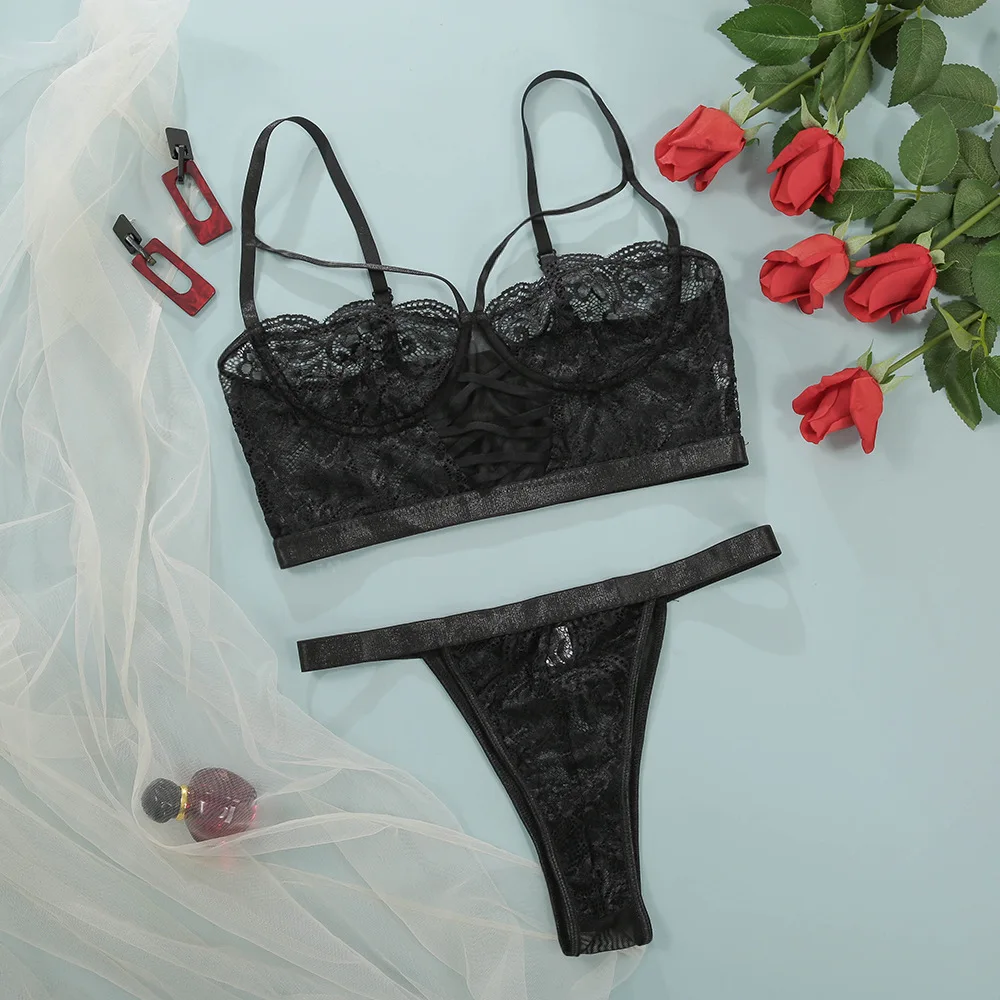 Sexy Lingerie Women Underwear Set Lace Babydoll See-Through Lingerie Set Underwear Top Transparent Bra And Panty Set Wholesale
Sexy Lingerie Women Underwear Set Lace Babydoll See-Through Lingerie Set Underwear Top Transparent Bra And Panty Set Wholesale