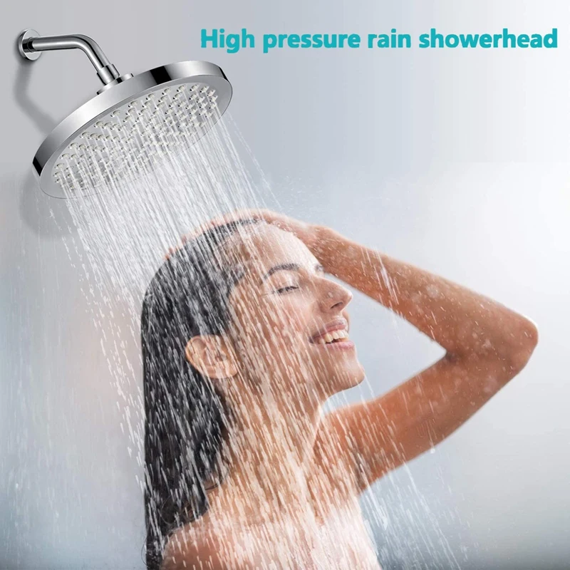 6" Shower Head High Pressure Rain Luxury Modern Chrome Easy Tool Free Installation Replacement For Your Bathroom Shower Heads
6" Shower Head High Pressure Rain Luxury Modern Chrome Easy Tool Free Installation Replacement For Your Bathroom Shower Heads