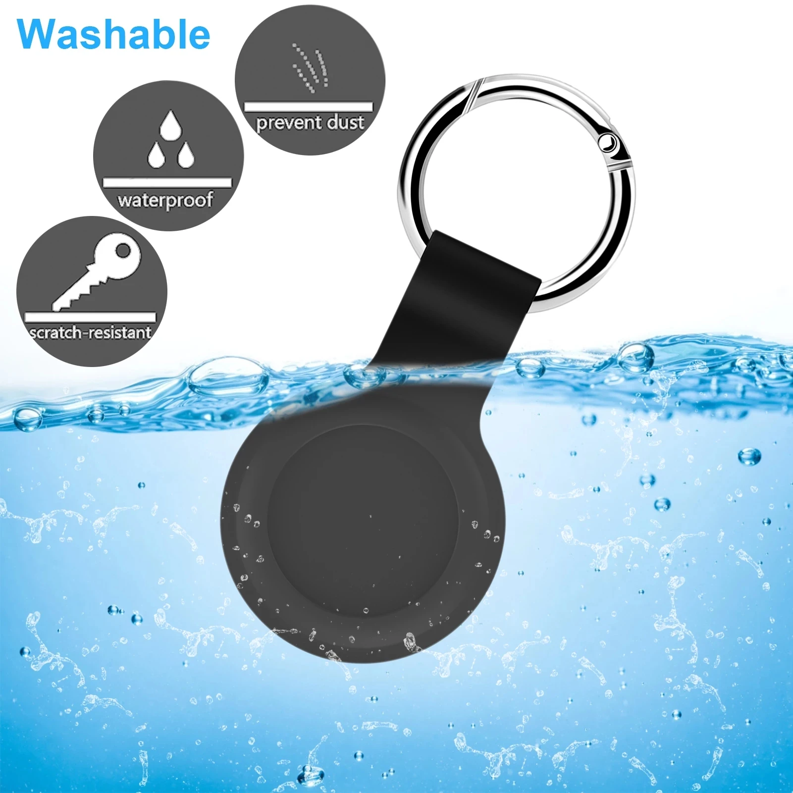 Silicone Case Cover Protective Cases Locator Protector Shell For Airtags Smart Bluetooth Wireless Tracker Anti-lost Tracker
Silicone Case Cover Protective Cases Locator Protector Shell For Airtags Smart Bluetooth Wireless Tracker Anti-lost Tracker