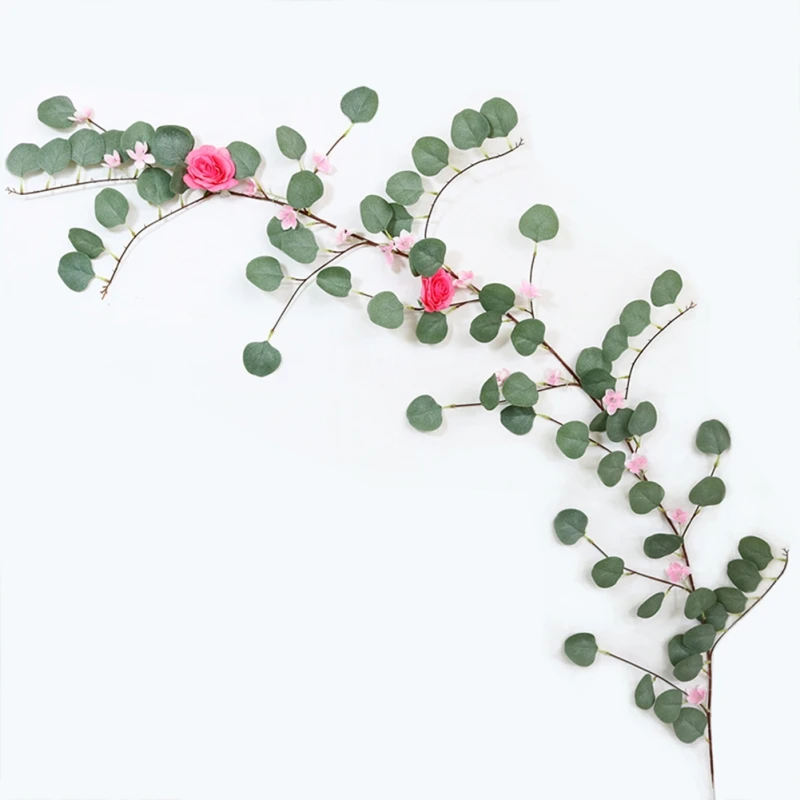 1.7M Artificial Green Eucalyptus Vines Artificial Background Fake Plant Ivy Wreath Wall Decor Vertical Garden Wedding Decoration
1.7M Artificial Green Eucalyptus Vines Artificial Background Fake Plant Ivy Wreath Wall Decor Vertical Garden Wedding Decoration