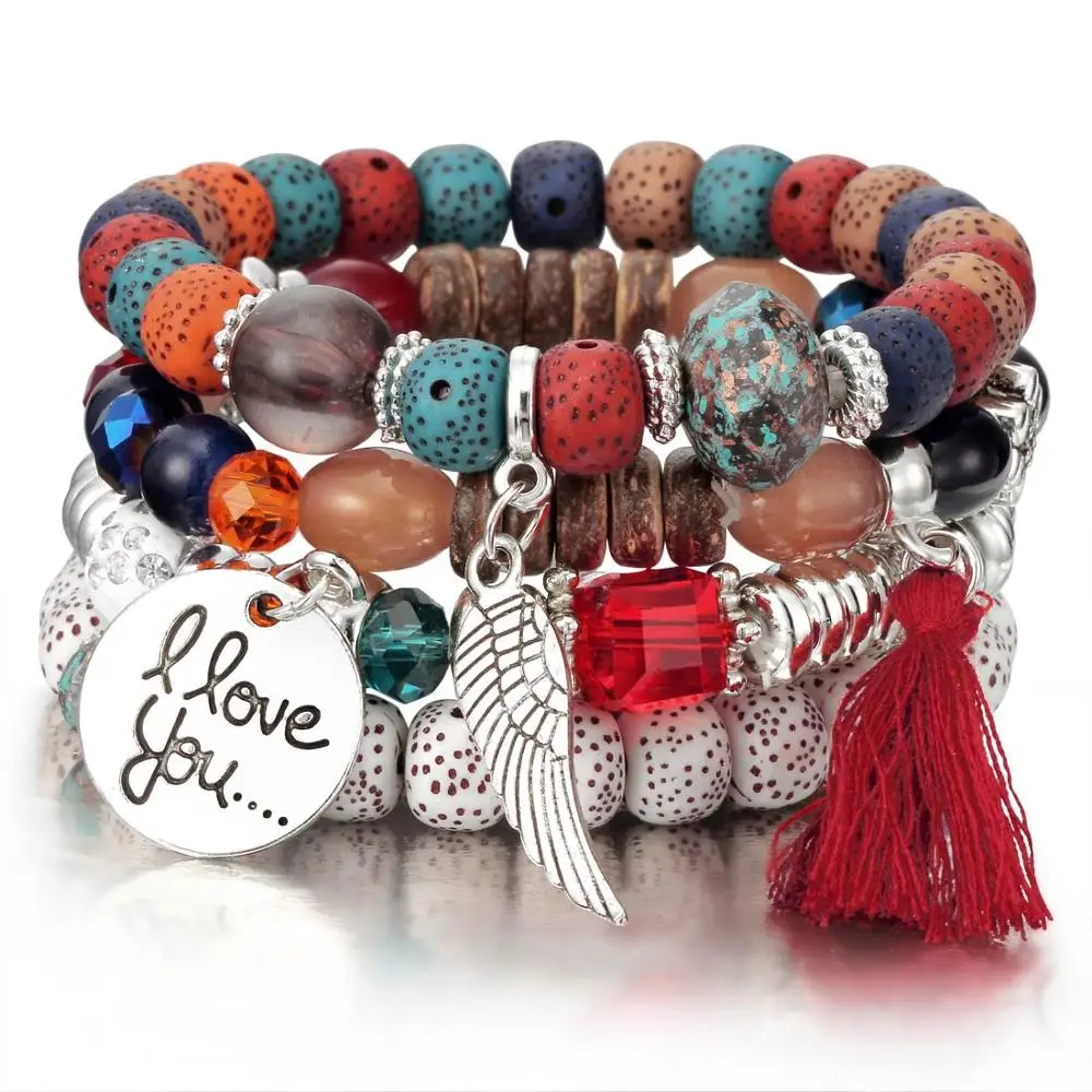 ZOSHI 3-4pcs/set Fashion Boho Bracelets & Bangles Women Stone Beaded Bracelet Set With Colorful Gem Long Wrap Bracelet for Women
ZOSHI 3-4pcs/set Fashion Boho Bracelets & Bangles Women Stone Beaded Bracelet Set With Colorful Gem Long Wrap Bracelet for Women