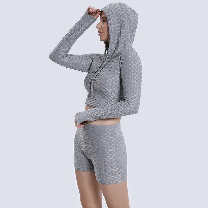 Tracksuits Women Yoga Set Two Pieces Sports Hoodie Long Sleeves Leggings Workout Sportswear Plus Size Women Fitness Clothes XXL
Tracksuits Women Yoga Set Two Pieces Sports Hoodie Long Sleeves Leggings Workout Sportswear Plus Size Women Fitness Clothes XXL