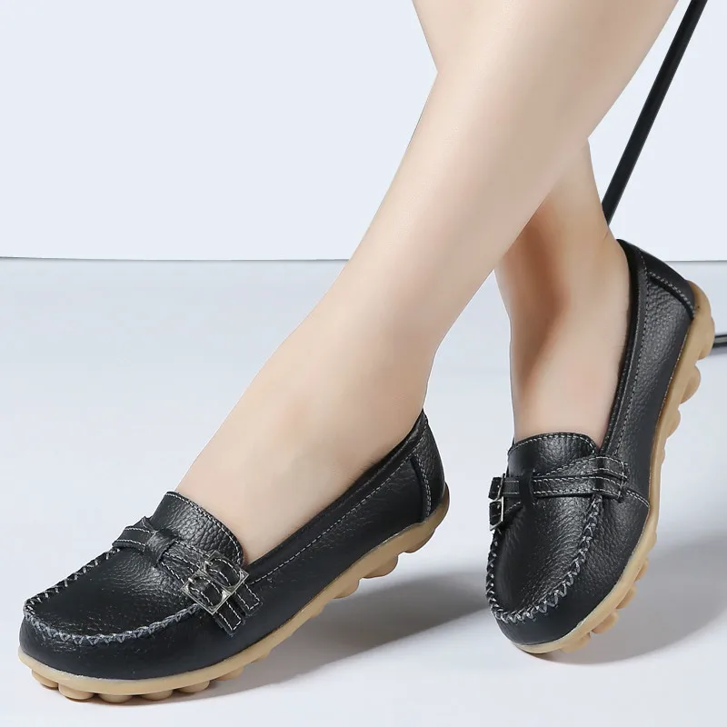 Women Flats Genuine Leather Ballet Flats Mother Shoes Slip On Round Toe For Women Moccasins
Women Flats Genuine Leather Ballet Flats Mother Shoes Slip On Round Toe For Women Moccasins