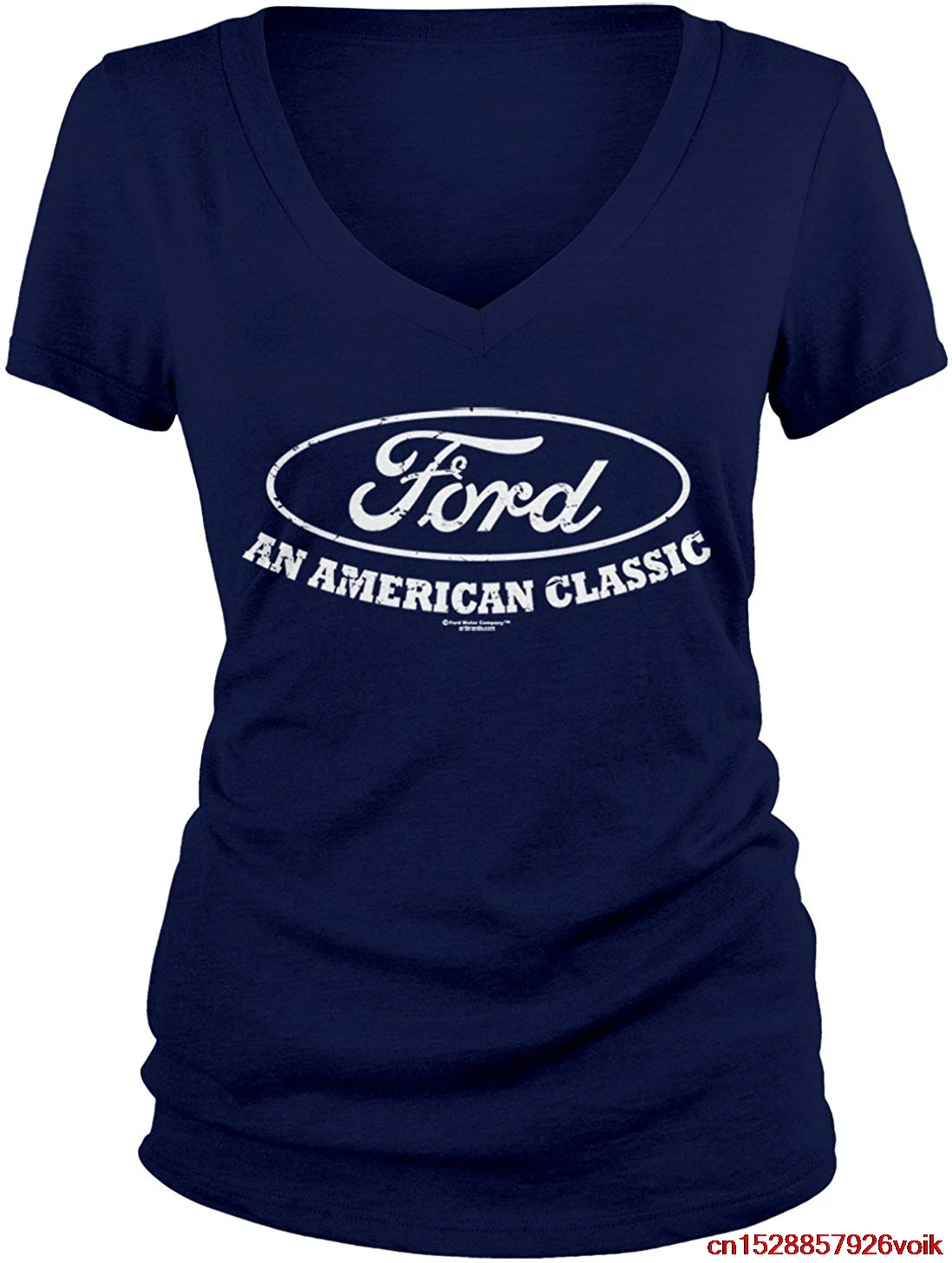 FGHFG Junior's Ford an ly Лицензированная футболка с v-образным вырезом Унисекс Мужская
