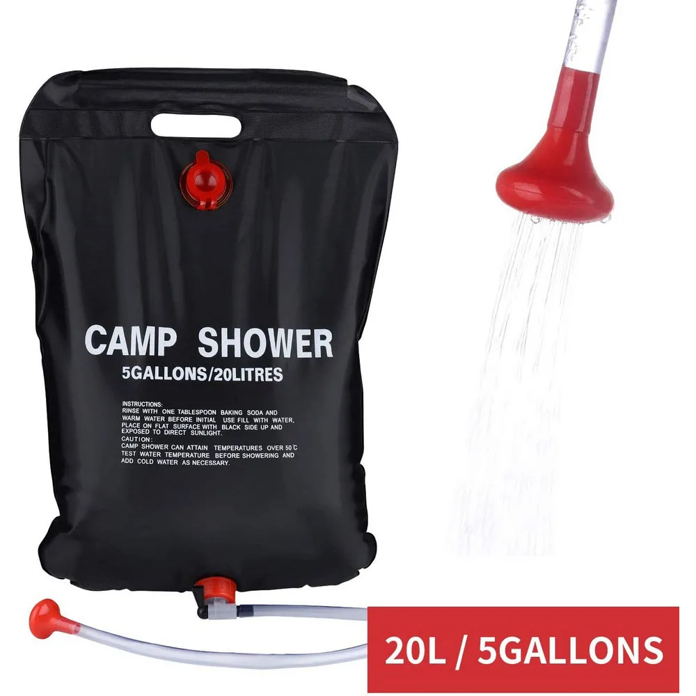 20L PVC Water Bag Outdoor Shower Bag Foldable Solar Energy Heated Camping Travel Hiking Tool Climbing Picnic Water Storage
20L PVC Water Bag Outdoor Shower Bag Foldable Solar Energy Heated Camping Travel Hiking Tool Climbing Picnic Water Storage
