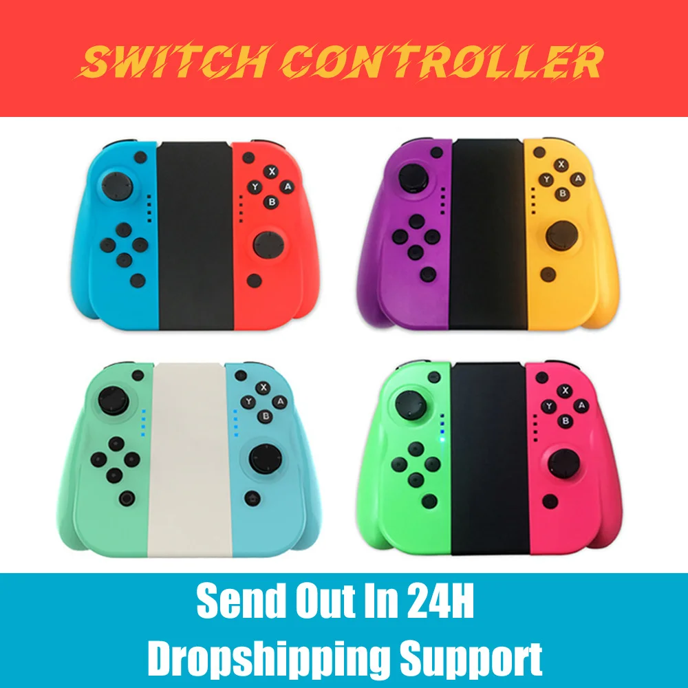 Game Switch Wireless Controller Left Right Bluetooth Gamepad For Nintend NS Handle Grip
Game Switch Wireless Controller Left Right Bluetooth Gamepad For Nintend NS Handle Grip