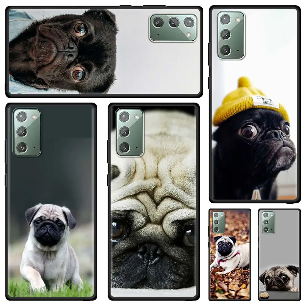 Cute Pug Dog Silicone Phone Case for Samsung Galaxy Note 20 Ultra 10 Lite 10Plus 9 8 A51 A21s A71 A31 Black Soft Cover
Cute Pug Dog Silicone Phone Case for Samsung Galaxy Note 20 Ultra 10 Lite 10Plus 9 8 A51 A21s A71 A31 Black Soft Cover