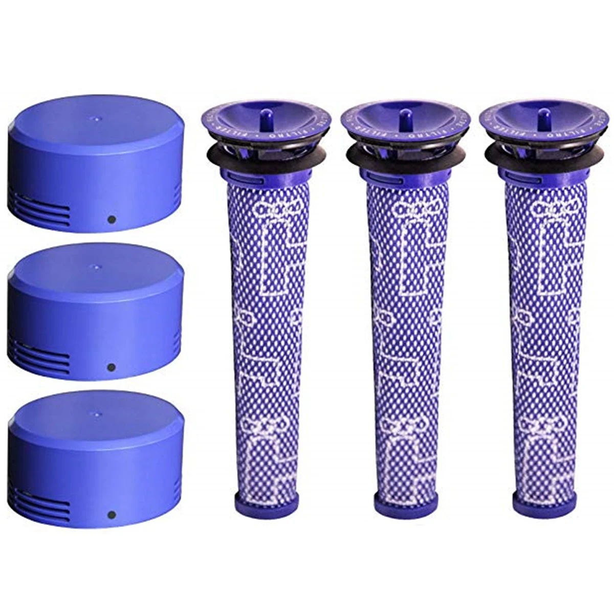 3pcs Pre-Filters + 3pcs Post-Filters Replacement Filters for Dyson V7/V83pcs Pre-Filters + 3pcs Post-Filters for Dyson
3pcs Pre-Filters + 3pcs Post-Filters Replacement Filters for Dyson V7/V83pcs Pre-Filters + 3pcs Post-Filters for Dyson