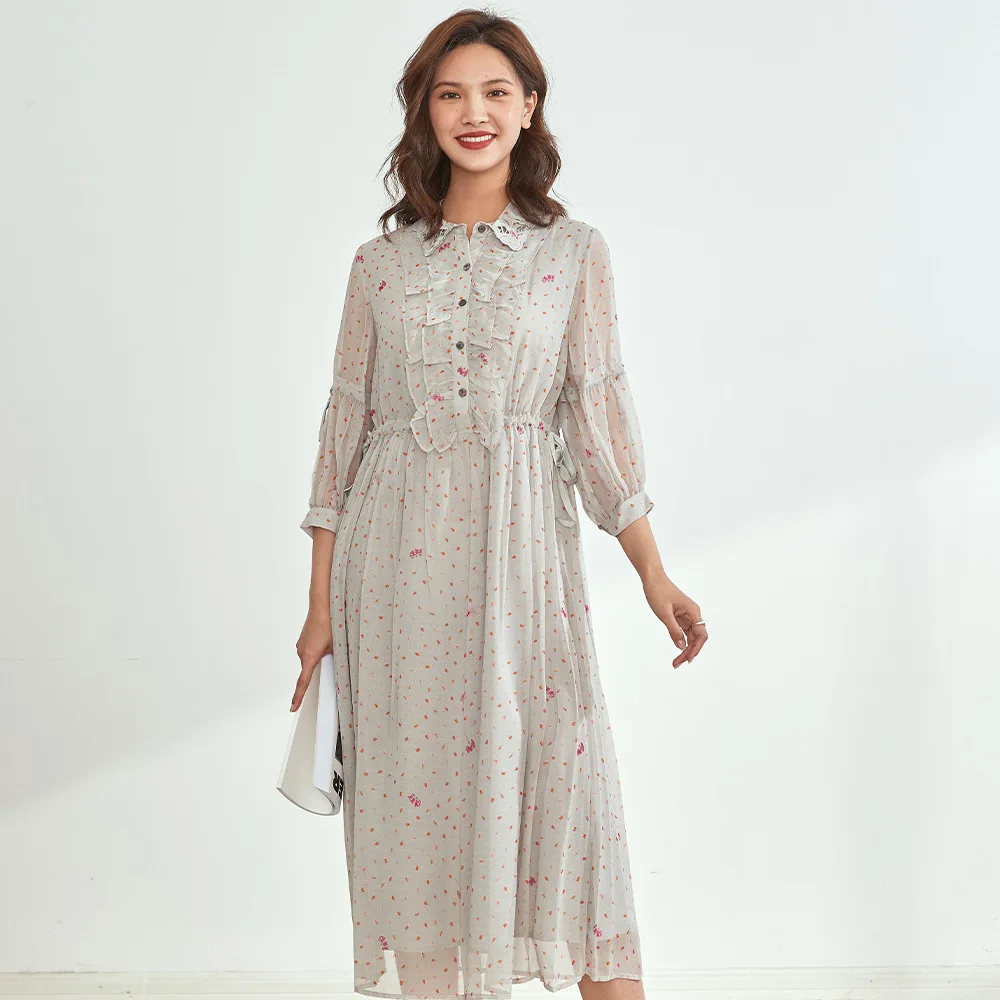 COIGARSAM 3XL Plus Size Office Lady Half Sleeve Women dress Summer Spring Polka Dot Print Embroidery Dresses Black Gray 2021
COIGARSAM 3XL Plus Size Office Lady Half Sleeve Women dress Summer Spring Polka Dot Print Embroidery Dresses Black Gray 2021