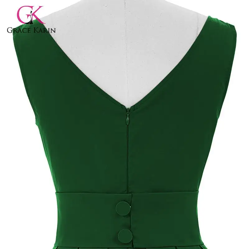 Grace Karin Women Vintage Dress Sleeveless Pleated A-Line Dress Retro 50s 60s Flared Swing Dresses Summer Midi Party Dress 2020
Grace Karin Women Vintage Dress Sleeveless Pleated A-Line Dress Retro 50s 60s Flared Swing Dresses Summer Midi Party Dress 2020