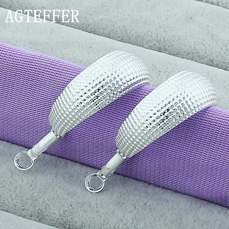 AGTEFFER New 925 Sterling Silver U-shaped Net Earrings Ladies Fashion Wedding Party Jewelry Gifts
AGTEFFER New 925 Sterling Silver U-shaped Net Earrings Ladies Fashion Wedding Party Jewelry Gifts