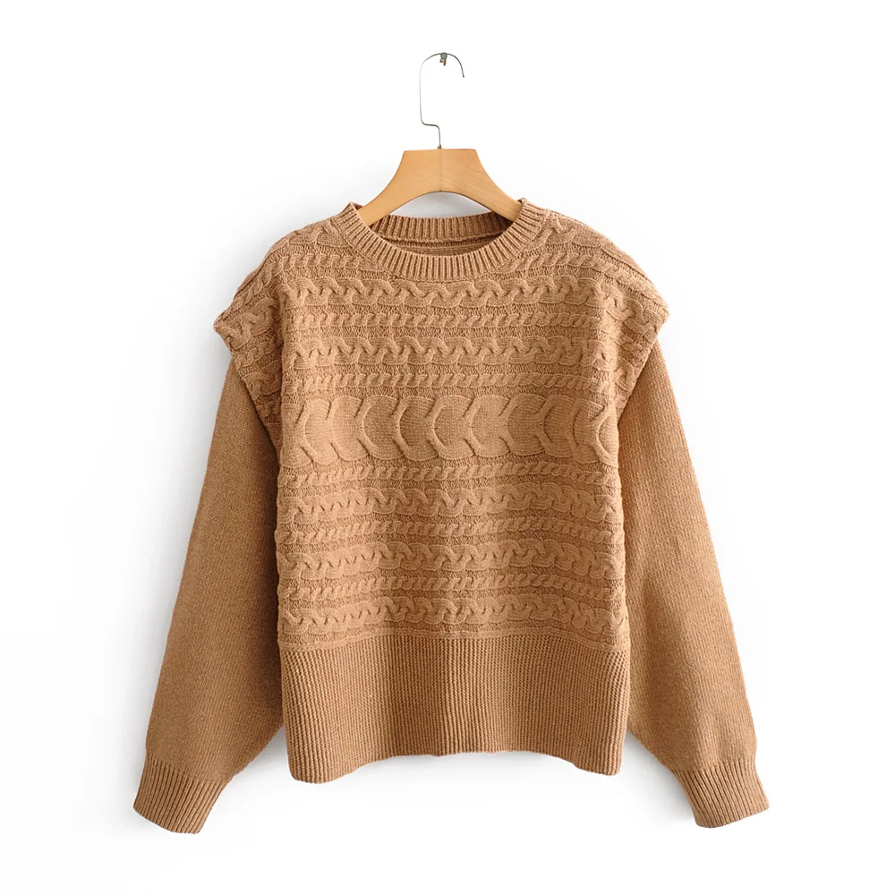 YNZZU 2019 Autumn Winter Vintage Camel Sweater Women Twist Casual Long Sleeve Loose Female Knitted Jumper Pull Femme AT419 
YNZZU 2019 Autumn Winter Vintage Camel Sweater Women Twist Casual Long Sleeve Loose Female Knitted Jumper Pull Femme AT419