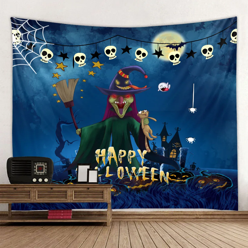 Happy Halloween 3D Printing Tapestrying funny Rectangular Home Decor Wall Hanging Halloween Party wall hanging style-8
Happy Halloween 3D Printing Tapestrying funny Rectangular Home Decor Wall Hanging Halloween Party wall hanging style-8