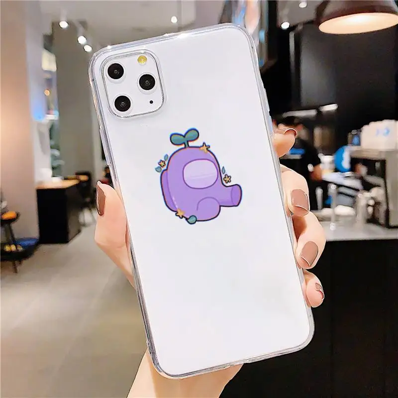 Cute cartoon Among Us game Phone Case Transparent soft For iphone 5 5s 5c se 6 6s 7 8 11 12 plus mini x xs xr pro max
Cute cartoon Among Us game Phone Case Transparent soft For iphone 5 5s 5c se 6 6s 7 8 11 12 plus mini x xs xr pro max