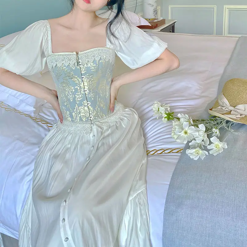 2021 Fashion Sexy Simple Vest Tunic Top + Pleated Pure Color High-Sense Elegant Satin Dress Two-piece Set Vestido De Mujer Dress
2021 Fashion Sexy Simple Vest Tunic Top + Pleated Pure Color High-Sense Elegant Satin Dress Two-piece Set Vestido De Mujer Dress