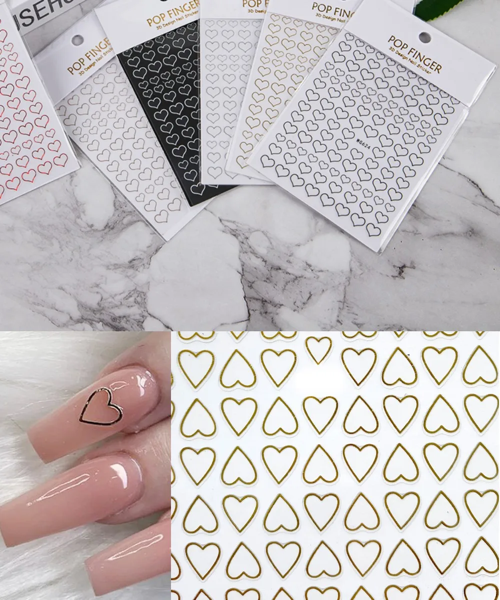 Наклейки для дизайна ногтей Love Heart самоклеющиеся ультратонкие полые украшения для дизайна ногтей
Наклейки для дизайна ногтей Love Heart самоклеющиеся ультратонкие полые украшения для дизайна ногтей