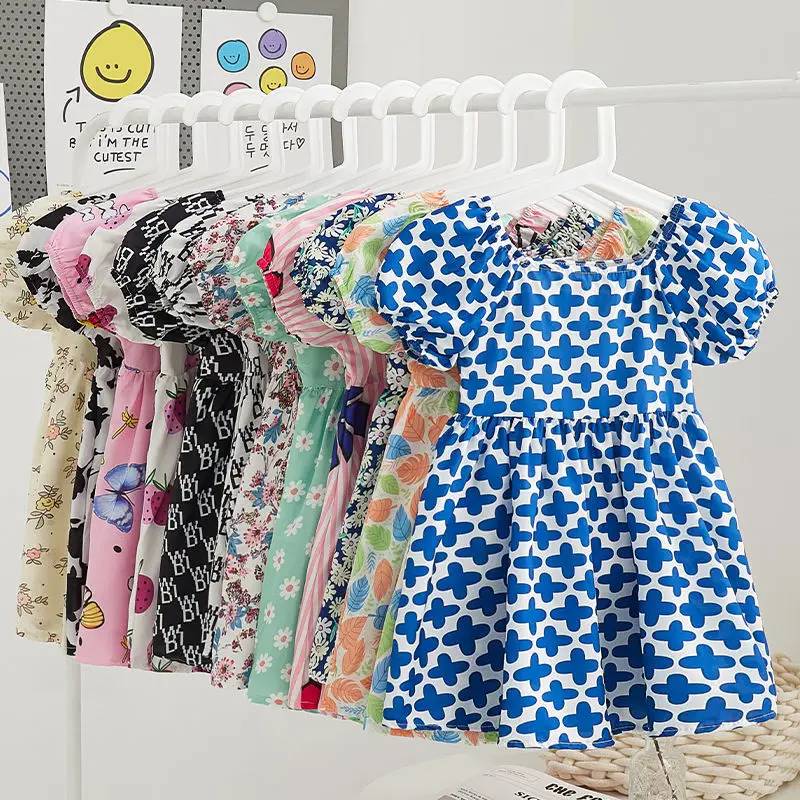 Spring And Summer New Child Girl Puff Sleeve French Square Collar Skirt And Large Girls Cotton Short Sleeve Princess Dress 2021
Spring And Summer New Child Girl Puff Sleeve French Square Collar Skirt And Large Girls Cotton Short Sleeve Princess Dress 2021