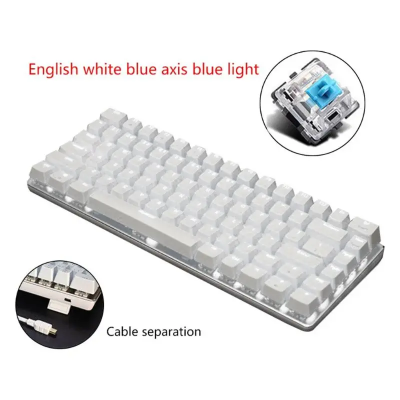2022 NewAjazz AK33 82 Keys Mechanical Keyboard Russian/English Layout Gaming Keyboard
2022 NewAjazz AK33 82 Keys Mechanical Keyboard Russian/English Layout Gaming Keyboard
